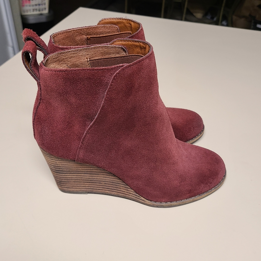 Lucky Brand Yeezah wedge bootie size 6 - Picture 4 of 8